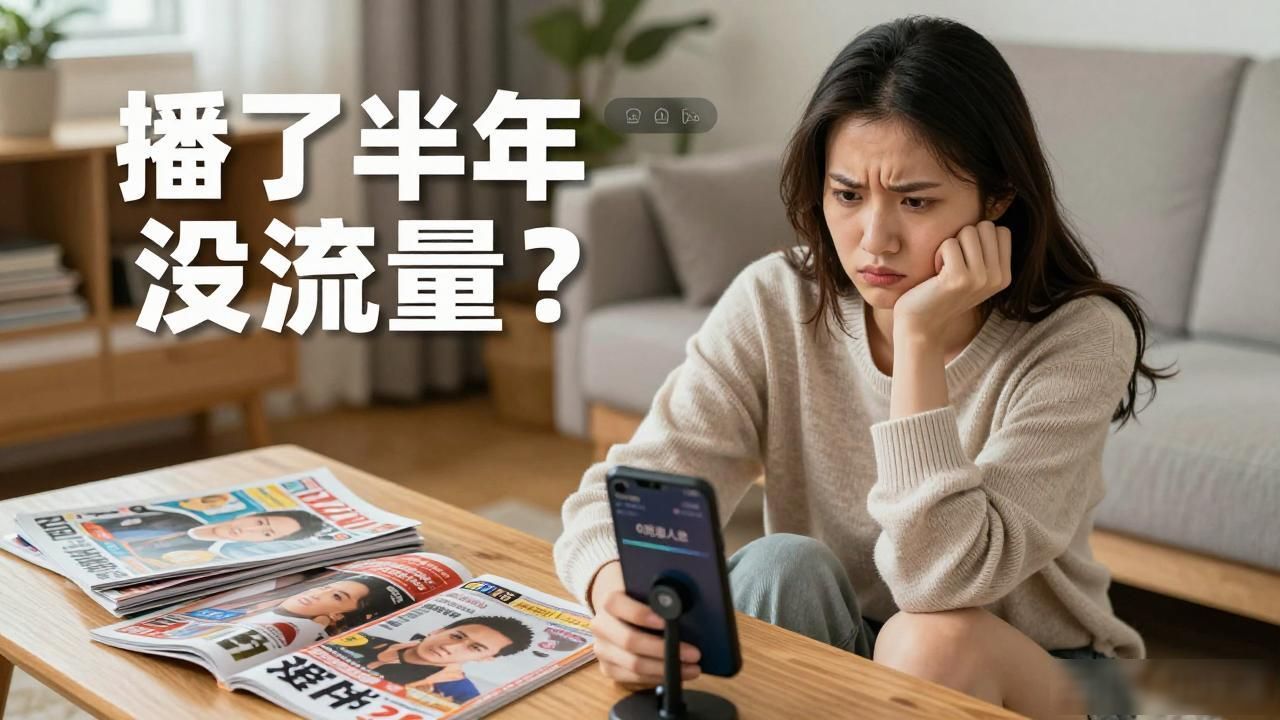 做口播八卦网红主播，为什么你播了半年还是没流量？